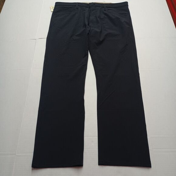 Dockers Pants Men's 40x32 Black Go Jean Cut Straight Fit Performance Stretch - Picture 3 of 9